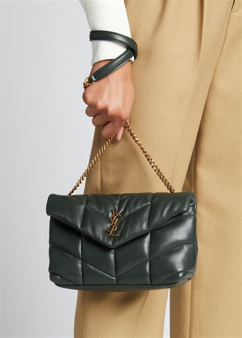 ysl loulou quilted crossbody bag|Medium Loulou Puffer Quilted Leather Crossbody Bag.